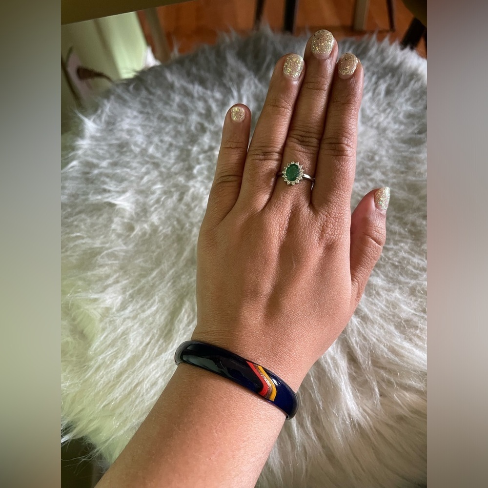 Pretty blue glass bracelet
